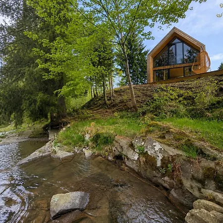 Villa Stodola W Potoku - Luksusowa Otoczona Strumieniem Z Linia Brzegowa 120 M- Zawoja