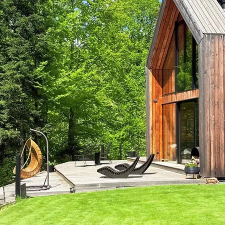 Villa Stodola W Potoku - Luksusowa Otoczona Strumieniem Z Linia Brzegowa 120 M-